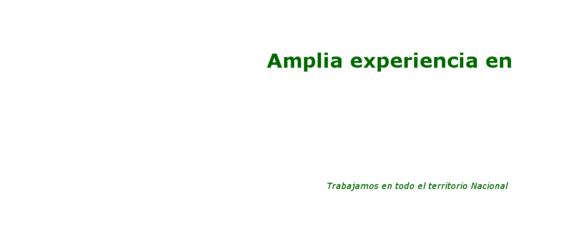 Trabajamos en todo el territorio nacional